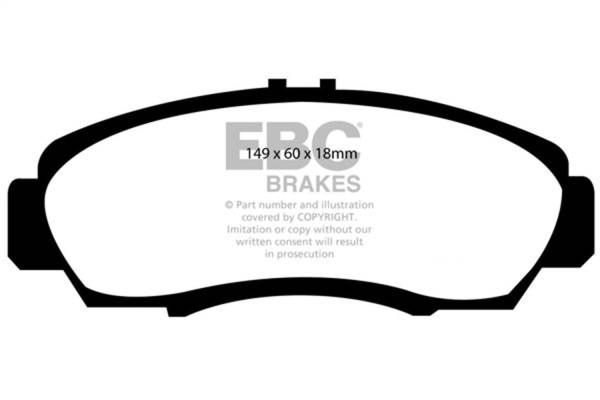 EBC - EBC Brakes Bluestuff Street and Track Day Brake Pads - DP51610NDX