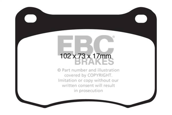 EBC - EBC 08+ Lexus IS-F 5.0 Bluestuff Rear Brake Pads - DP51820NDX