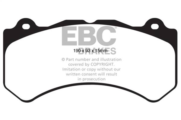 EBC - EBC Brakes Bluestuff Street and Track Day Brake Pads - DP51853NDX