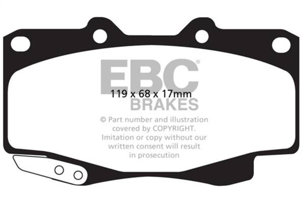 EBC - EBC Brakes Bluestuff Street and Track Day Brake Pads - DP52005NDX