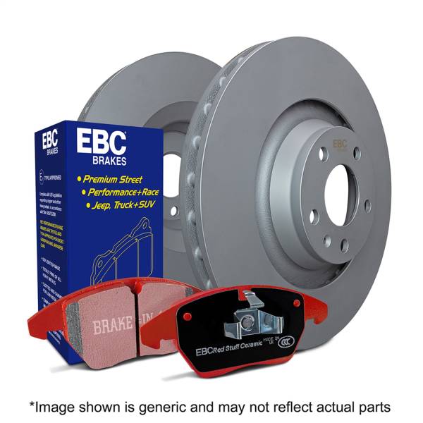 EBC - EBC S12 Kits Redstuff Pads and RK Rotors - S12KR1484