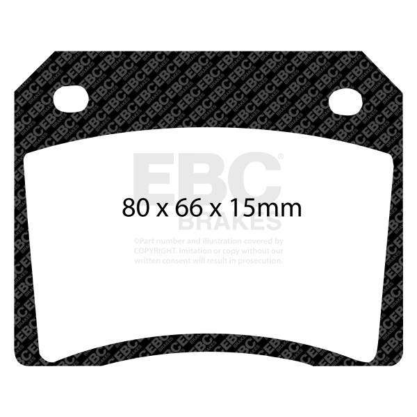EBC - EBC 67-69 Fiat Dino 2 Ultimax2 Rear Brake Pads - UD009