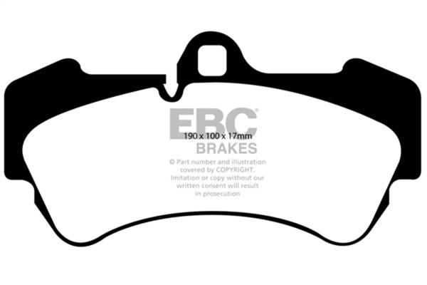 EBC - EBC 04-07 Porsche Cayenne 3.2 Ultimax2 Front Brake Pads - UD1007