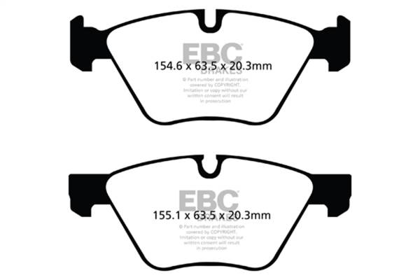 EBC - EBC 09+ BMW Z4 3.0 (E89) Ultimax2 Front Brake Pads - UD1061