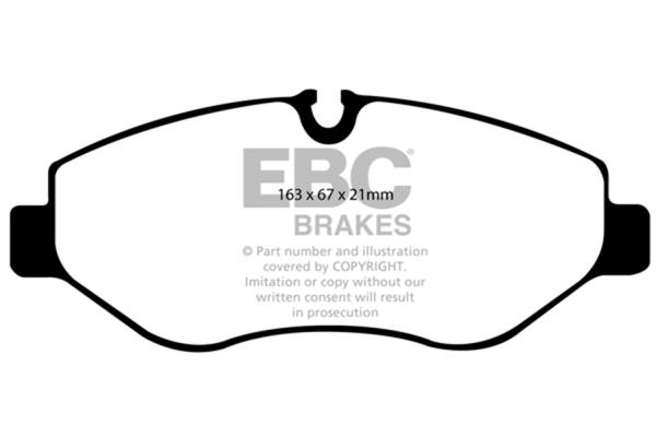 EBC - EBC 07+ Dodge Sprinter 2500 Ultimax2 Front Brake Pads - UD1316