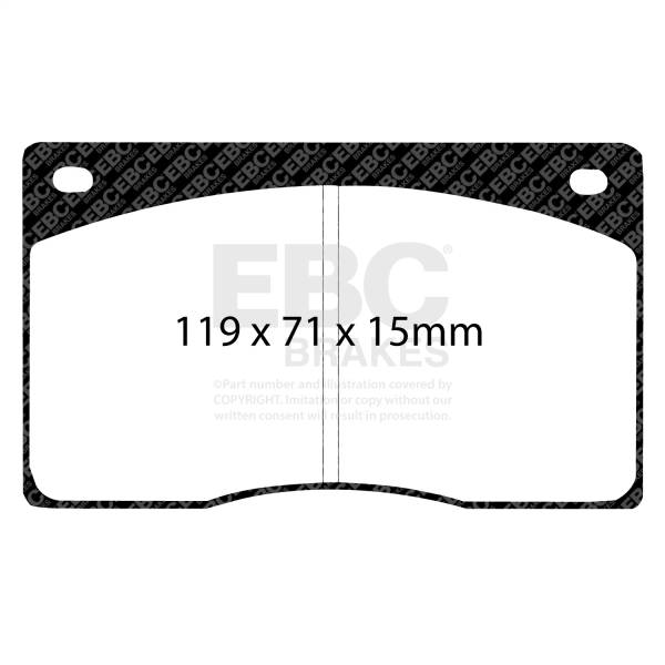 EBC - EBC 91-93 Jaguar XJS 4.0 Ultimax2 Front Brake Pads - UD135