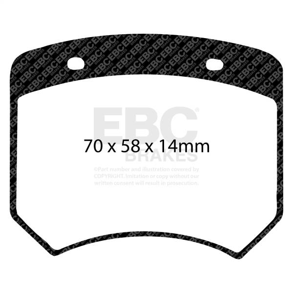 EBC - EBC 18+ Honda Accord EX Sedan 1.5T Ultimax Rear Brake Pads - UD2102