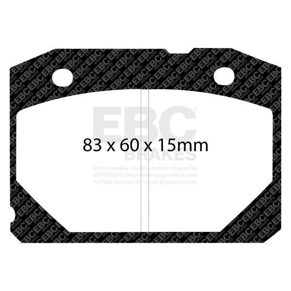 EBC - EBC 2018+ Jeep Wrangler (JL) Ultimax Rear Brake Pads - UD2172