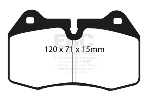 EBC - EBC 03-04 Infiniti G35 3.5 (Manual) (Brembo) Ultimax2 Front Brake Pads - UD960