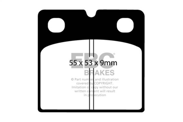 EBC - EBC 04-12 Aston Martin DB9 Parking Brake Ultimax2 Rear Brake Pads - UD971