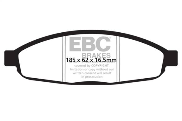 EBC - EBC 05-07 Chrysler Pacifica 3.5 Ultimax2 Front Brake Pads - UD997