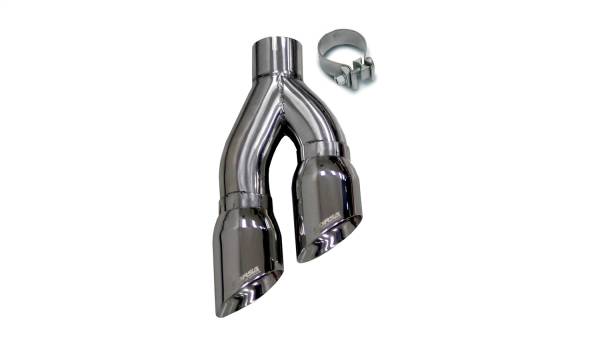 CORSA Performance - Corsa 2009-2013 Inlet 4in Pro Series Twin Side Swept Exhaust Tip Kit - 14031