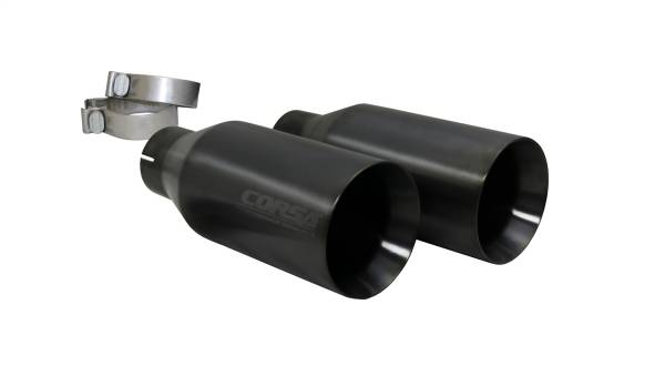 CORSA Performance - Corsa 2017-20 Ford F-150 Raptor 3in Inlet / 5in Outlet Gunmetal PVD Tip Kit (For Corsa ExhaustOnly) - 14051GNM