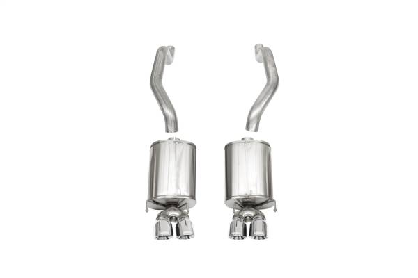 CORSA Performance - Corsa 2009-2013 Chevrolet Corvette C6 6.2L V8 Polished Sport Axle-Back Exhaust - 14108