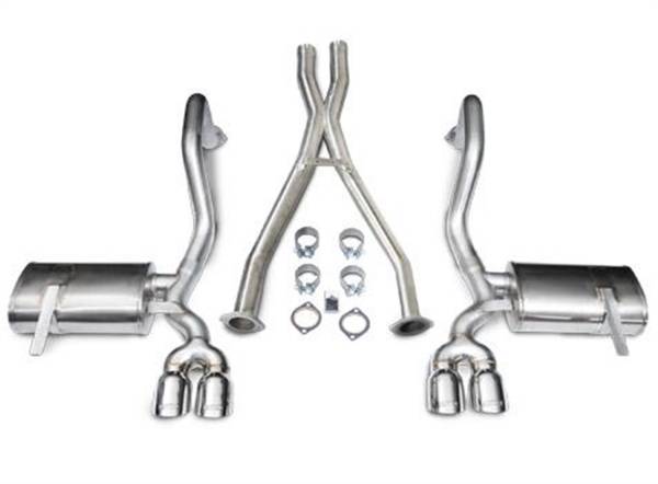 CORSA Performance - Corsa 1997-2004 Chevrolet Corvette C5 Z06 5.7L V8 Polished Xtreme Cat-Back + XO Exhaust - 14114