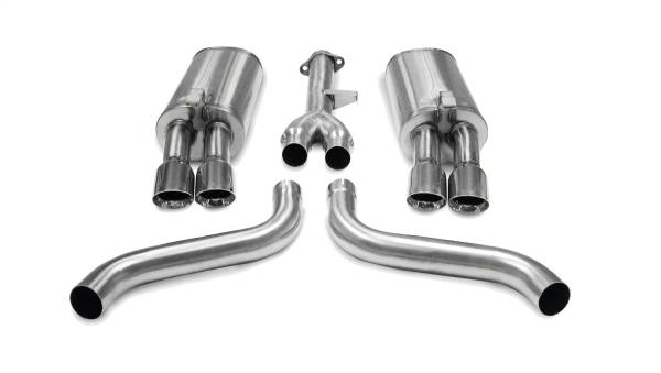 CORSA Performance - Corsa 1986-1991 Chevrolet Corvette C4 5.7L V8 L98 Polished Sport Cat-Back Exhaust - 14115