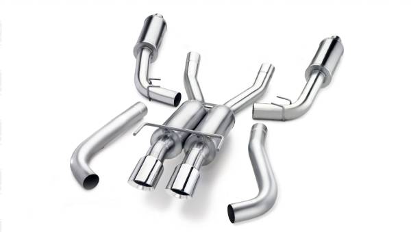 CORSA Performance - Corsa 1996-2002 Dodge Viper GTS 8.0L V10 Polished Sport Cat-Back Exhaust w/3in Inlet - 14119