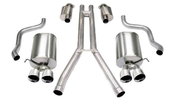 CORSA Performance - Corsa 2004-2008 Cadillac XLR 4.6L Polished Sport Cat-Back Exhaust - 14156