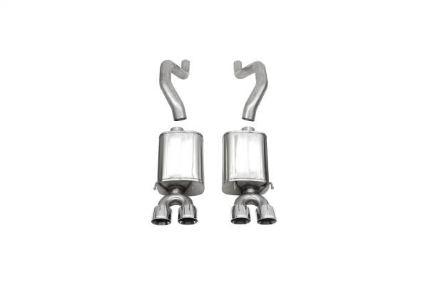 CORSA Performance - Corsa 2006-2013 Chevrolet Corvette C6 Z06 7.0L V8 Polished Sport Axle-Back Exhaust - 14164