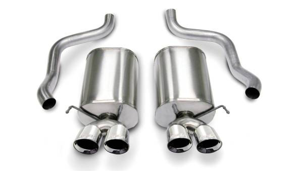 CORSA Performance - Corsa 2005-2007 Chevrolet Corvette C6 6.0L V8 Polished Sport Axle-Back Exhaust - 14169