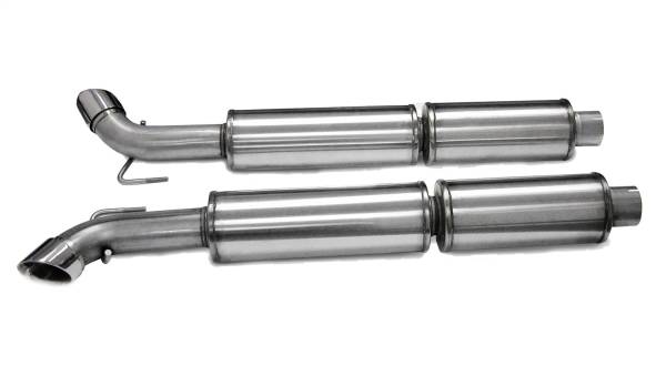 CORSA Performance - Corsa 2003-06 Dodge Viper 8.3L Polished Sport Cat-Back Exhaust (2.5in Inlet for Use w/ Stock Conv.) - 14176