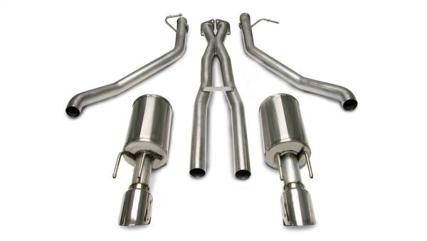 CORSA Performance - Corsa 2005-2006 Pontiac GTO 6.0L V8 2.5in Sport Cat-Back + XPipe Exhaust Polished Tips - 14189