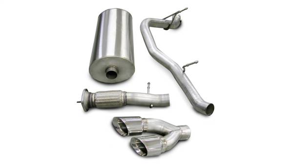 CORSA Performance - Corsa 2007-2010 Cadillac Escalade 6.2L V8 Polished Sport Cat-Back Exhaust - 14202