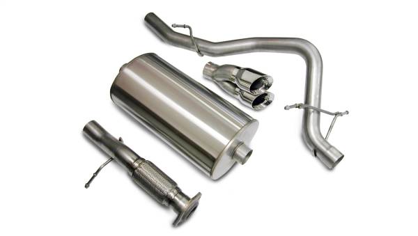 CORSA Performance - Corsa 2007-2008 Chevrolet Tahoe 5.3L V8 Polished Sport Cat-Back Exhaust - 14207