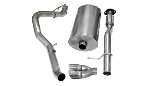 CORSA Performance - Corsa 2007-2008 Chevrolet Suburban 1500 5.3L V8 Polished Sport Cat-Back Exhaust - 14246