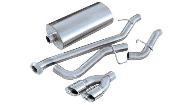 CORSA Performance - Corsa 1999-06 Chevrolet Silverado Reg. Cab/Short Bed 1500 4.8L V8 Polished Touring Cat-Back Exhaust - 14260