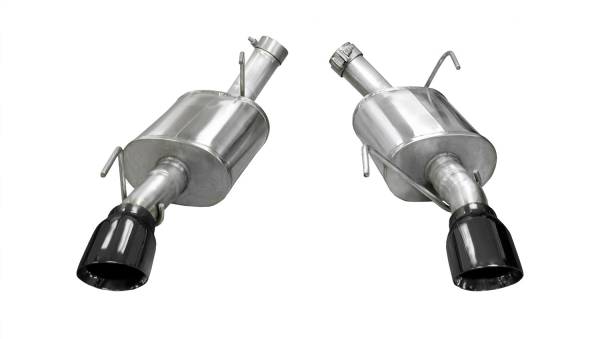 CORSA Performance - Corsa 2005-2010 Ford Mustang Shelby GT500 5.4L V8 Black Xtreme Axle-Back Exhaust - 14314BLK