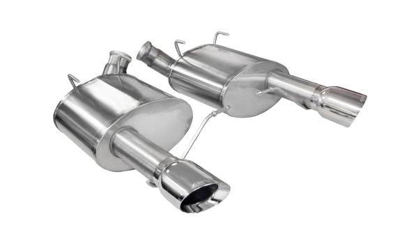 CORSA Performance - Corsa 2011-2014 Ford Mustang GT/Boss 302 5.0L V8 Polished Sport Axle-Back Exhaust - 14316