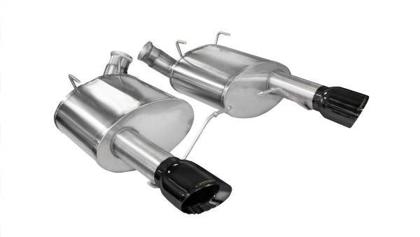CORSA Performance - Corsa 2011-2014 Ford Mustang GT/Boss 302 5.0L V8 Black Xtreme Axle-Back Exhaust - 14317BLK