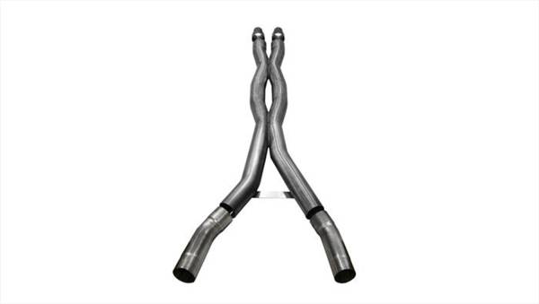 CORSA Performance - Corsa 2015-2020 Ford Mustang GT350 3in Double X Pipe Exhaust - 14347