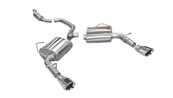 CORSA Performance - Corsa 2011-2014 Chrysler 200/Dodge Avenger V6 Polished Sport Cat-Back Exhaust - 14413