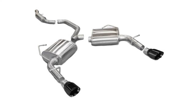 CORSA Performance - Corsa 2011-2014 Chrysler 200/Dodge Avenger V6 Black Sport Cat-Back Exhaust - 14413BLK