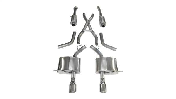 CORSA Performance - Corsa 2011-2024 Dodge Durango 5.7L V8 Polished Sport Dual Rear Cat-Back Exhaust - 14459