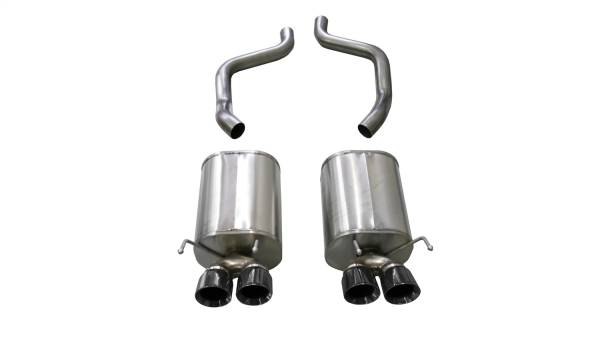 CORSA Performance - Corsa 2009-2013 Xtreme Axle-Back Exhaust w/Dual Black 3.5in Tips 09-13 Chevrolet Corvette C6 6.2L V8 - 14470BLK