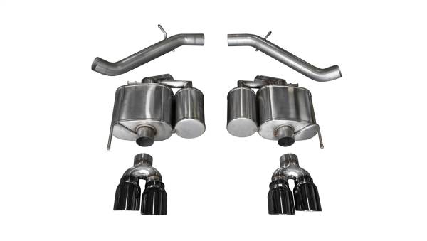 CORSA Performance - Corsa 2016-2019 Cadillac ATS-V 3.6T 4in Black Sport Axle-Back Exhaust - 14478BLK