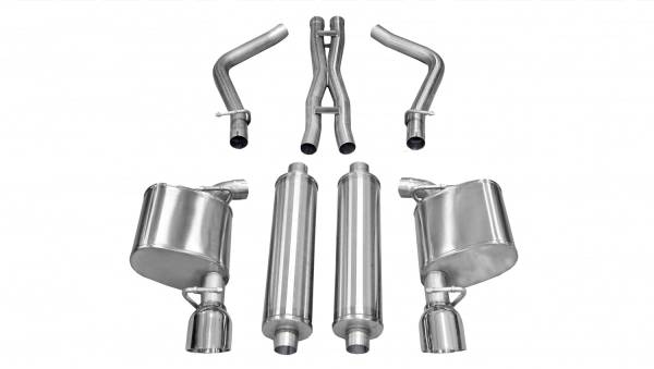 CORSA Performance - Corsa 2011-2014 Chrysler 300 R/T 5.7L V8 Polished Xtreme Cat-Back Exhaust - 14537