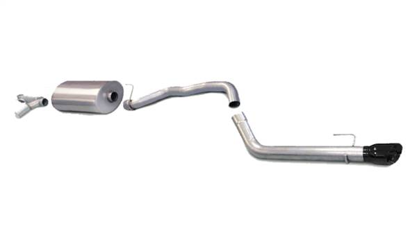 CORSA Performance - Corsa 2008-2017 Toyota Sequoia 5.7L V8 Touring Cat-Back Exhaust w/Black 4in Tip - 14573BLK