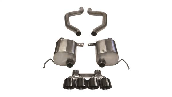 CORSA Performance - Corsa 2017-2019 Chevy Corvette Z06 3in Axle Back Exhaust Black Quad 4.5in Tip (Xtreme) - 14766BLK