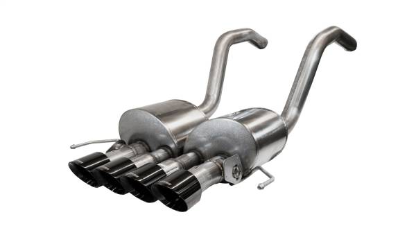 CORSA Performance - Corsa 2015-2019 Chevrolet Corvette C7 Z06 6.2L 2.75in Xtreme Axle-Back w/ Dual NPP & Quad Black Tips - 14777BLK