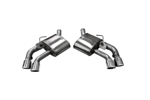 CORSA Performance - Corsa 16-24 Chevrolet Camaro SS/ZL1 6.2L V8 Polished Xtreme Axle-Back Exhaust (w/ Factory NPP Valve) - 14789