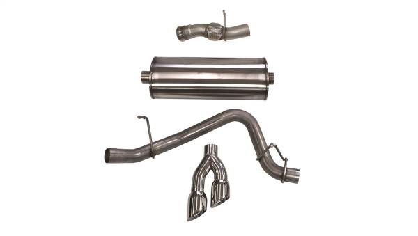 CORSA Performance - Corsa 2015-2020 GMC Yukon Denali 6.2L V8 Single Side Exit Cat-Back Exhaust w/ Polished Tips - 14826
