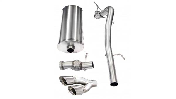 CORSA Performance - Corsa 2011-2014 Cadillac Escalade 6.2L V8 Polished Sport Cat-Back Exhaust - 14878