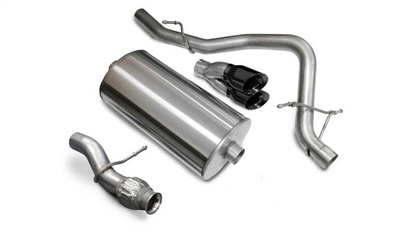 CORSA Performance - Corsa 2009-2014 Chevrolet Tahoe 5.3L V8 Black Sport Cat-Back Exhaust - 14912BLK