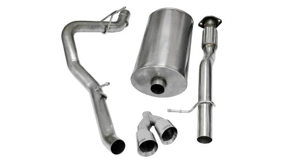 CORSA Performance - Corsa 2009-2013 Chevrolet Suburban 1500 5.3L V8 Polished Sport Cat-Back Exhaust - 14914