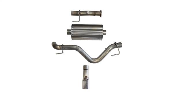CORSA Performance - Corsa 16-23 Toyota Tacoma 3.5L V6 Double Cab 5ft Bed Sport Cat-Back Single Side Exit w/ Polished Tip - 14918