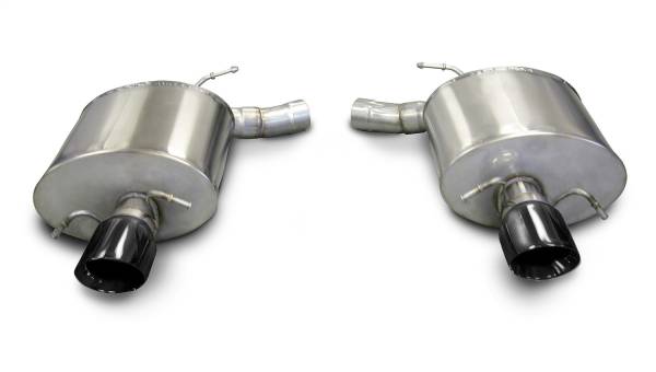 CORSA Performance - Corsa 2009-2014 Cadillac CTS Sedan V 6.2L V8 Black Touring Axle-Back Exhaust - 14940BLK